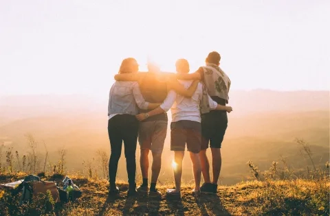 Group standing together
